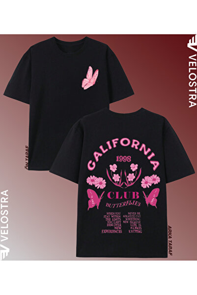 Velostra Unisex Femei Bărbați Fluture cu imprimeu supradimensionat Confortabi...