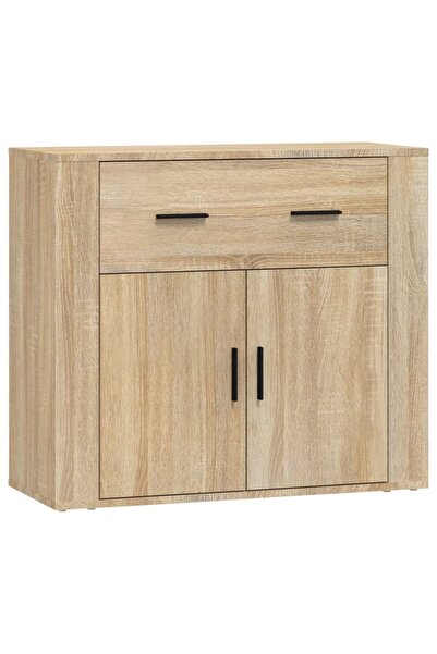 vidaxl Dulap, stejar sonoma, 80x33x70 cm, lemn compozit