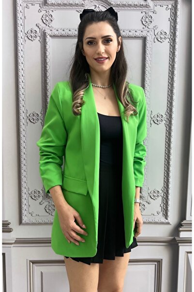 OnlyForYou Fabric jacket with gathered sleeves and lining