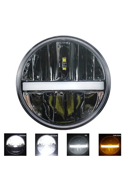 motoLEDy Far 7" Full LED 1 buc compatibil cu Harley, Jeep, Land Rover, Hummer...