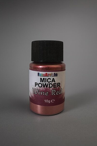 SC GAMA EPOXY SRL Pigment pudră de mică, roșu vin – 10g