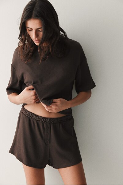 H&M Petek Dokulu Pijama Takımı