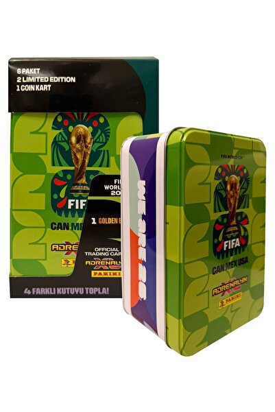 Panini Fifa World Cup 2026 Metal Box Tin Box Green