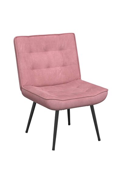 vidaxl Scaun de relaxare roz 64x74x84 cm catifea