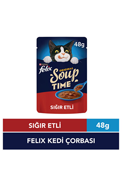 Felix Kedi Çorbası Sığır Etli