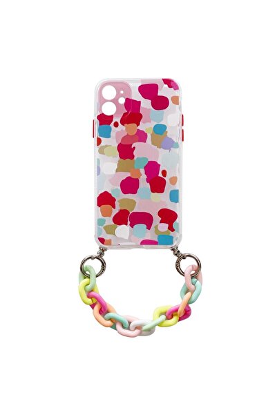 OEM Carcasă TPU Color Chain cu lanț decorativ pentru iPhone 13 Pro Max, multi...