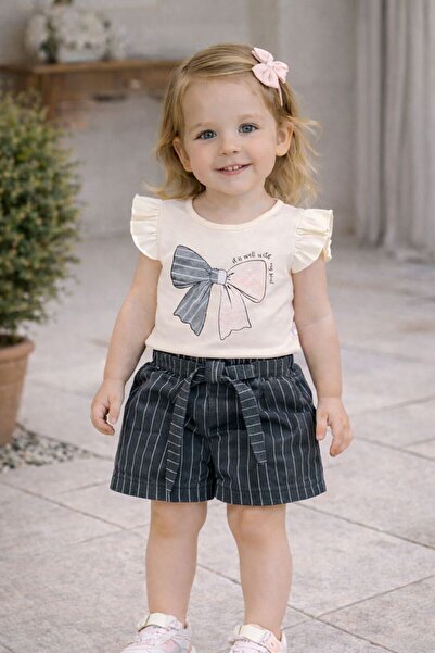 Sincap Baby Girl's Shorts Set