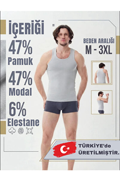 Mercan 6-Pack Gray m Modal Underwear - Ultra Comfortable, Advantageous Box