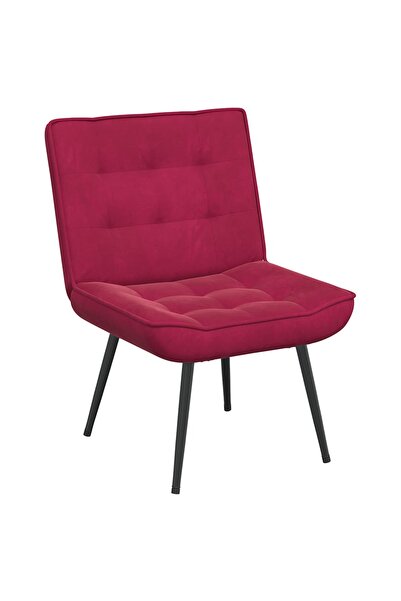 vidaxl Scaun de relaxare Vin Roșu 64x74x84 cm catifea