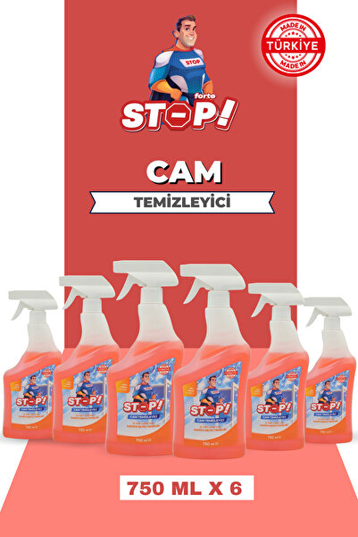 STOP Forte 6' lı Cam Temizleyici Sprey 750 ml
