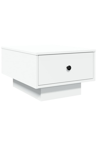 vidaxl Coffee table, white, 60x45x31 cm, processed wood