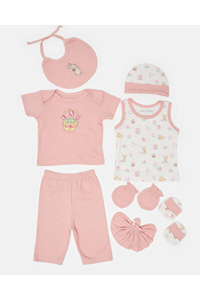 REDTAG Baby Pink Multi Pack Bodysuit