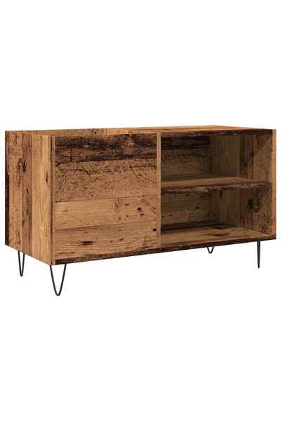 vidaxl Dulap pentru discuri, lemn vechi, 84,5x38x48 cm, lemn prelucrat
