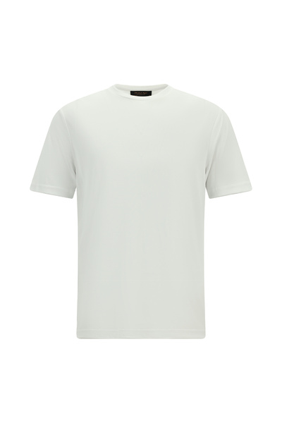 Abdullah Kiğılı Crew Neck Regular Fit Modal Blend T-Shirt