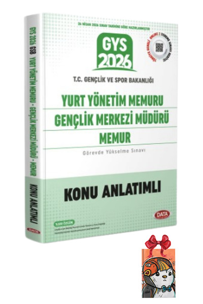 Data Yayınları 2026 T.C. Gençlik ve Spor Bakanlığı Yurt Yönetim-Gençlik Hizme...