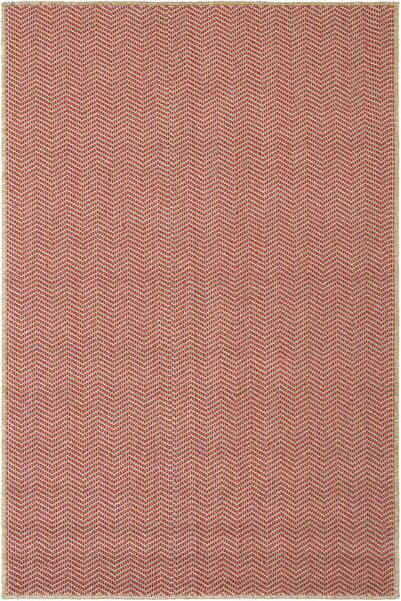 Cool Halı Mizoni Kiremit Rengi Zigzag Şevron Desen İskandinav Bukleli Yumuşak...