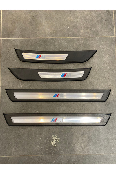frohe BMW F10 5 Serisi (2010-2016) Kapı Eşiği Koruma Plakası Seti – M5 Uyumlu