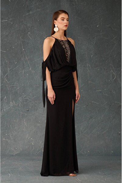 Carmen ROCHIE NEAGRA ELEGANTA LUNGA