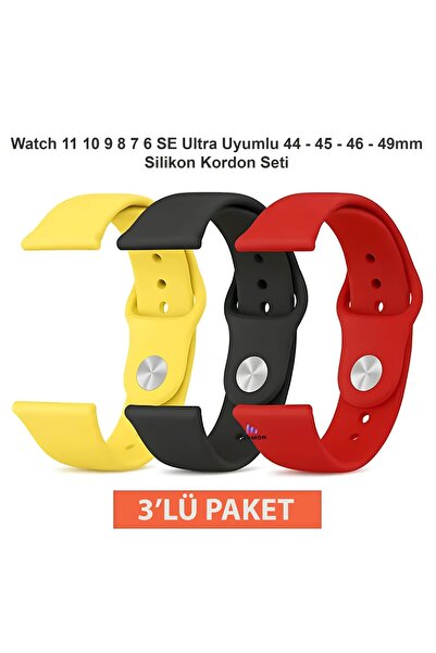 Dexmon Watch 11 10 9 8 7 6 Se Ultra Compatible 44 45 46 49mm Silicone Strap S...