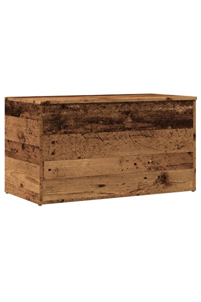 vidaxl Storage chest, old wood, 84x42x46 cm, processed wood