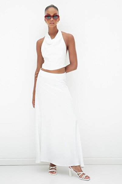 BSL Saten Midi Boy Etek