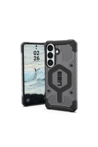 UAG Carcasă Pathfinder Clear MagSafe pentru Samsung Galaxy S26, Negru/Gri