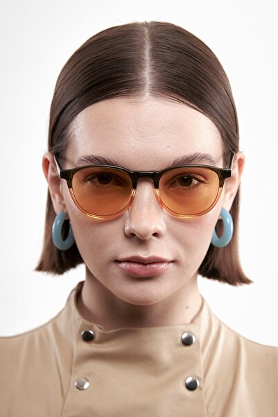 Bilge Karga Oriens Green Orange Sunglasses