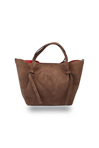 TORO NERO Loretta Women's Brown Suede Handbag