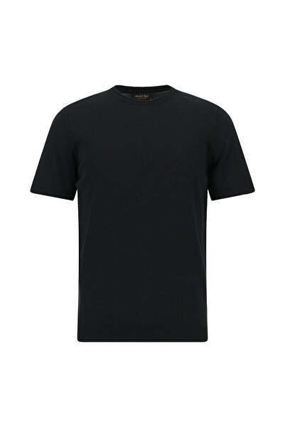 Abdullah Kiğılı Μπλουζάκι με λαιμόκοψη ποδηλάτου, στενή εφαρμογή, βαμβακερό π...