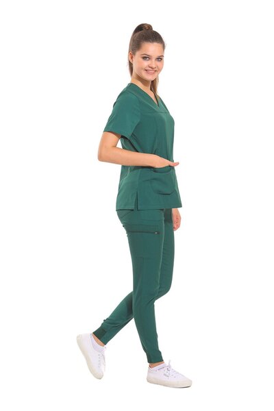 Wio Uniform Costum Medical Wio Janet Λύκρα Verde