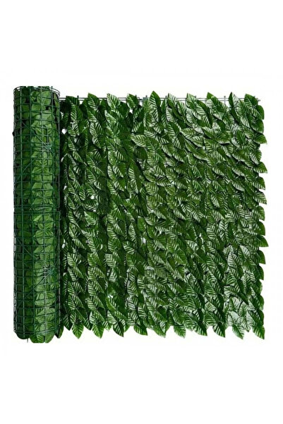 AXC Artificial Green Fence with Leaves, 300 x 100 cm