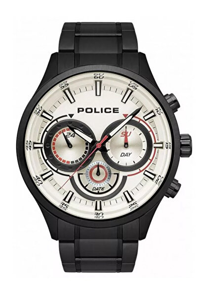 Police MULTIFUNCTION CONTROLLER BLACK STAINLESS STEEL WATCH PL-15412JSB/04M