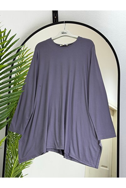 ÖZNE BUTİK Жіноча туніка з 100% бавовняного трикотажу з еластаном