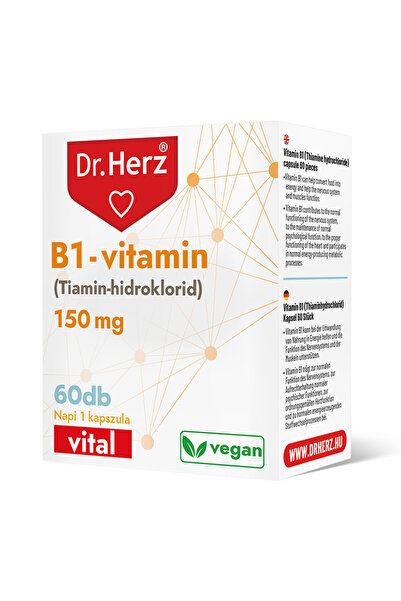 Dr Herz Vegan capsules with vitamin B1 150 mg 60 pcs
