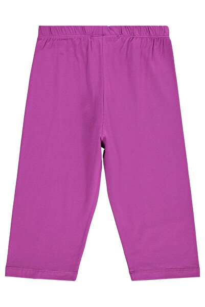 Civil Girls Girl's Back Printed Leggings for 10-13 Years -Lilac