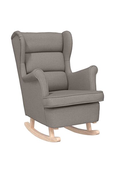 vidaxl Scaun balansoar, gri taupe, 74x90x102 cm, material textil