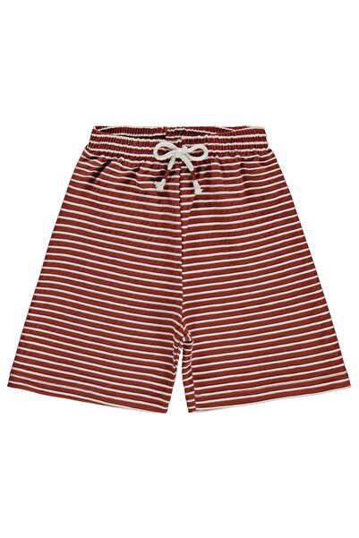 Civil Boys Embossed Striped Shorts for 6-9 Years Old - Orange