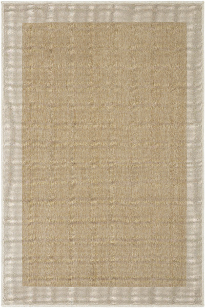 Cool Halı Mizoni Bej Hasır Jüt Rengi Bukle Dokuma Bordürlü Yumuşak Modern Sal...