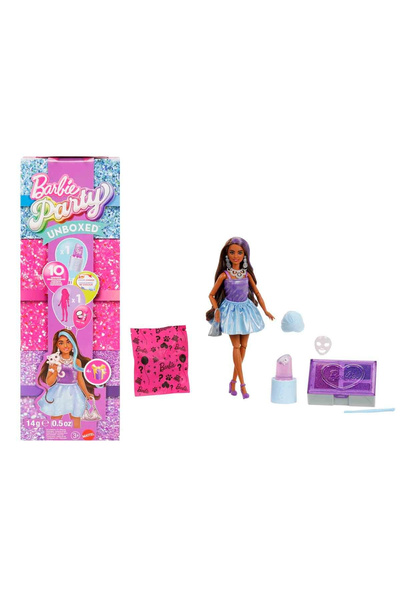 Barbie ®   Balíček na párty ™   Panenka Purple & Sparkle Gorgeous Party série...