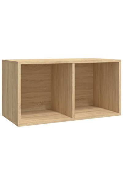 vidaxl Vinyl storage box, sonoma oak, 71x34x36 cm, wood