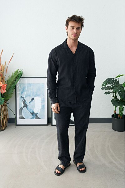 TÜZeMEN Washable Apaş Collar Shirt