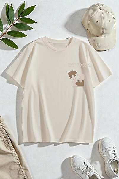 trendypassion Tricou unisex Believe In Yourself cu imprimeu