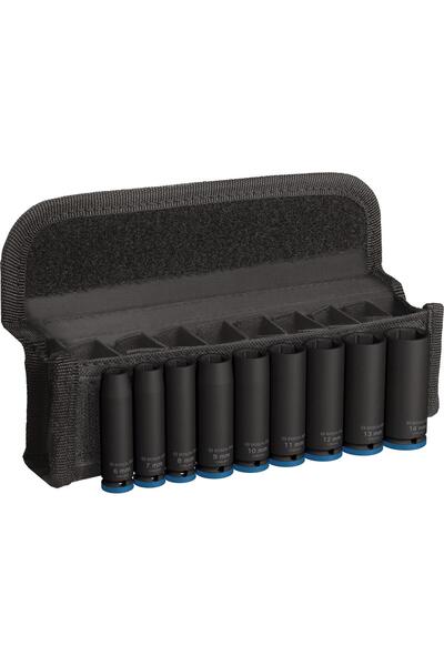 Bosch Pro Impact Socket Set 1/4 Inch 6-14mm Leather N 9 Pcs