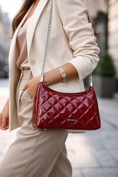 dukidasoturkiye Quilted Chain Strap Pcs Women's Shoulder Bag |   Mt1545