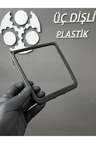 3DisliPlastik Opel Vectra C Vites Çerçevesi Siyah 3D Baskı