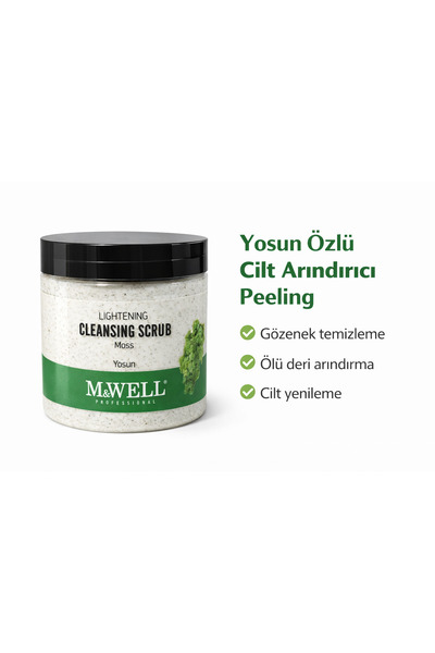 M&Well Peeling Scrub Maske Yosun Özlü 500ml