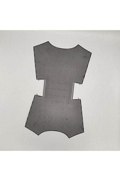 Aynalı Butterfly Canvas Black