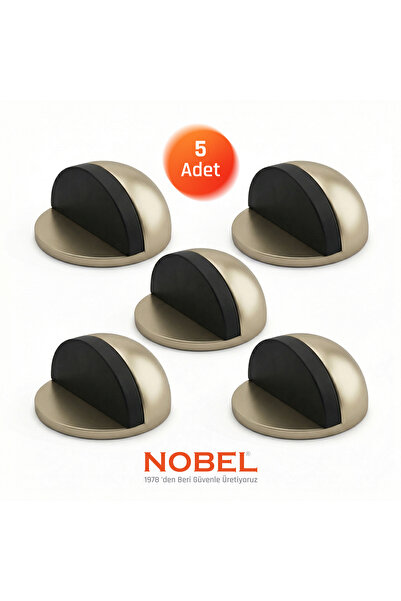 Nobel Yarımay Yapışkanlı Kapı Stoperi, Kapı Tamponu, Metal Kapı Stopu Durduru...