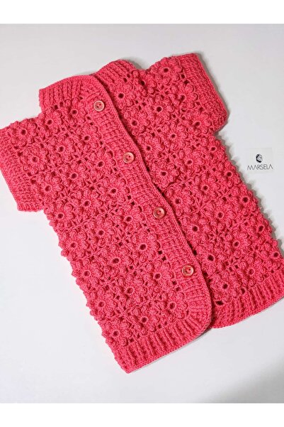 örgü سترة أطفال منسوجة يدويًا من مارسيلا