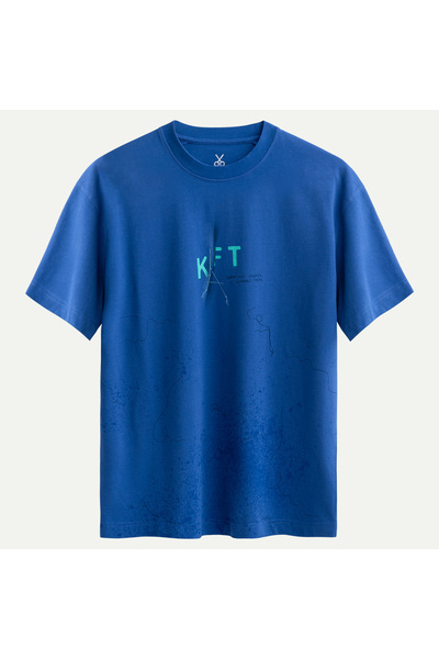 KAFT Muški Oversize kroj Urban dizajn T-shirt - Tic Ki Diro